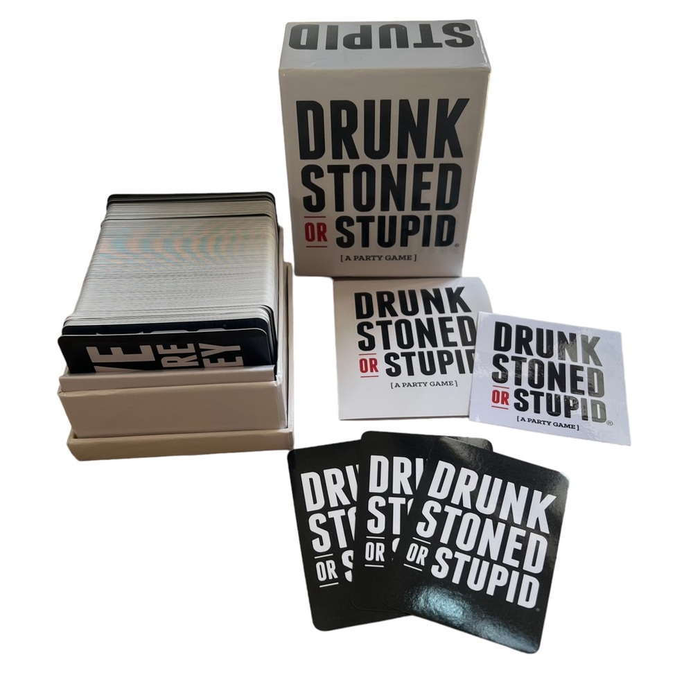 Drunk Stoned or Stupid Card Party Game